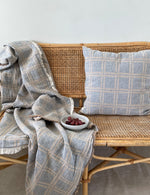 Elvang Denmark Dahlia cushion 50x50 cm Cushion Crown blue