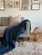 Elvang Denmark Dahlia cushion 50x50 cm Cushion Crown blue