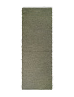 Elvang Denmark Hazelnut rug 60x180cm Floor runner Bottle green