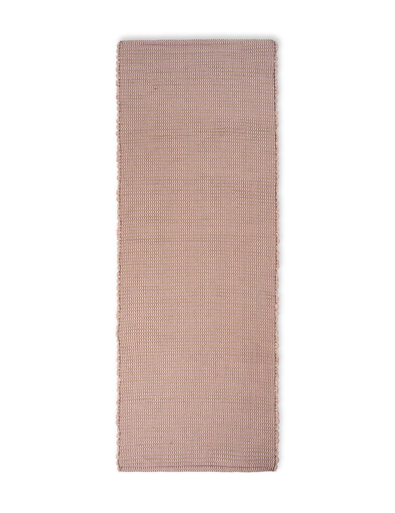 Elvang Denmark Hazelnut rug 60x180cm Floor runner Light rose