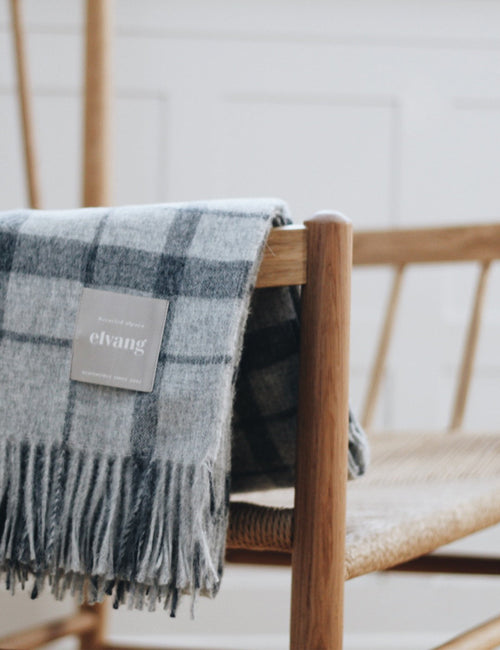 Elvang Denmark Tweed Throw Grey