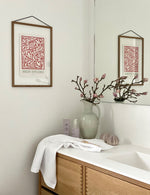 Elvang Denmark Waffle hand towel 50x70cm Terry towels Light grey